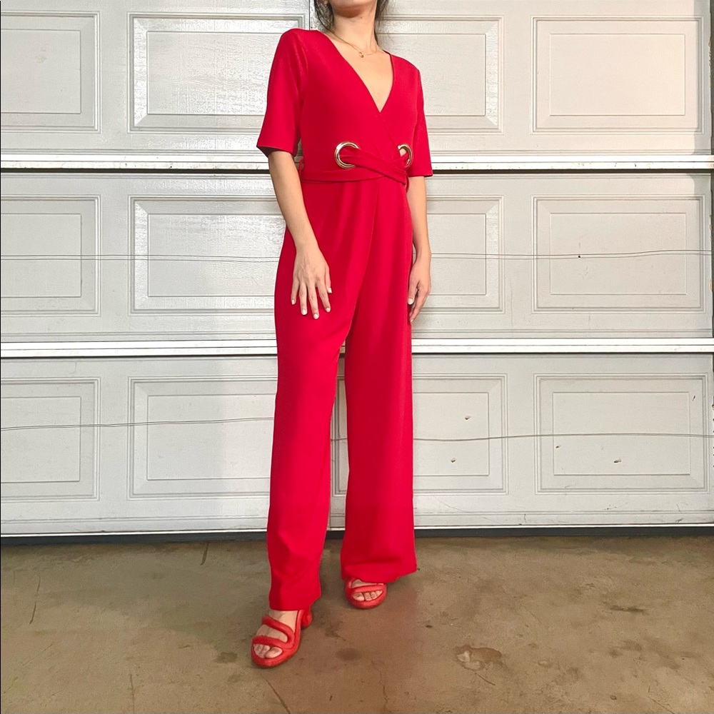 IRIS Red jumpsuit